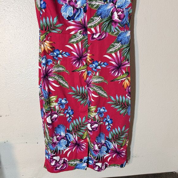 George Dress European Designer Hawaiian Tropical Vacation Mod Mini Preppy US 8 - Picture 9 of 9